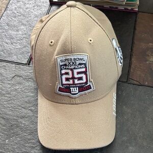 Super Bowl XXI Champions Tan Hat